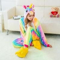 ราคา ชุดมาสคอต ยูนิคอร์น รุ้ง ชุดก็อตจิ Onesie (ไม่รวมรองเท้า) Clothing เสื้อผ้า ผู้หญิง Women แฟนซี คอสเพลย์ Cosplay (1731765551214267249)