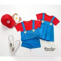 ราคา [จัดส่งทันที] พร้อมส่งจากไทย ชุดมาริโอ้เด็ก ชุดมาริโอ้ ชุด Mario Cosplay ชุดแฟนซีเด็ก (1732317959244319248)