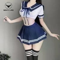 ราคา cosplay ชุดนักเรียนญี่ปุ่นเซ็กซี่ ชุดนักเรียนญี่ปุ่น เพิ่มความเซ็กซี่เร้าใจ ชุดคอสเพลย์ เปลี่ยนบรรยากาศ ชุดนอนเซ็กซี่ JK ขาย ร้อน (1731849302356887496)