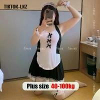 ราคา เสื้อผ้าสาวอวบอ้วน พลัสไซส์ ชุดนอน ไซส์ใหญ่ ชุดนอนสาวอวบ ชุดชั้นในเซ็กซี่ ชุดนอนสาวแม่บ้าน Cosplay เชือกแขวนคอ ลูกไม้ สไตล์โลลิต้าน่ารัก ชุดนอนเซ็กซี่ (1732006846172530196)