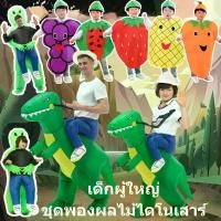 ราคา COD ชุดขี่ไดโนเสาร์เป่าลม ชุดเอเลี่ยนเป่าลม เด็ก/ผู้ใหญ่ ชุดผลไม้ เครื่องแต่งกายการแสดงของเด็ก ชุดเป่าลม cosplay (1729997442302839187)