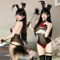 ราคา ชุดคอสเพลย์ ชุดยั่วผัว ชุด เซ็กซี่ บอดี้สูท ชุดบันนี่ cosplay เว้าหลัง ซีทรู สีดำ ผ้าใส่สบาย ส่งไวจากไทย (1732312258928740094)