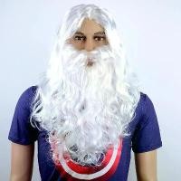 ราคา wc35.4 วิก+เครา วิกซานต้า วิกโพไซดอน วิกแฟนซี วิกเคราแฟนซีสีขาว เคราสีขาว Cosplay wig วิกผมแฟนซี (1729747138484537367)