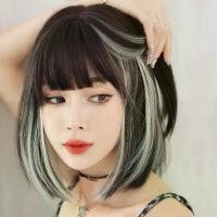 ราคา วิกผมสั้น ทรงบ๊อบ สวย ตรง ยาว 35 ซม. วิกผมผู้หญิง วิกผมลูกไม้เต็ม จัดส่งในประเทศไทย พร้อมจัดส่ง วิกผมผู้หญิง lumine wig (1731889059357625289)