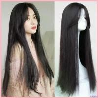 ราคา require แบบพกพา วิกผมผู้หญิง ผมยาวตรงแสกกลาง วิกผมแสกกลางมีหน้าม้าตรง Women's center parted wig (1730710114120075293)