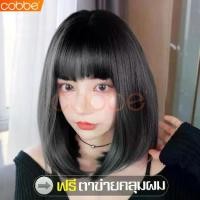 ราคา [พร้อมส่ง] cobbe แถมฟรีตาข่ายคลุมผม วิกผม วิกผมสั้น Short wig วิกผมบ็อบสั้น แฮร์พีชหน้าม้า แฮร์พีชผมปลอม วิกผมสั้นตรงผู้หญิง ผมปลอม วิกผมปลอม วิกผมคอสเพลย์ (1732421234101486917)