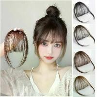 ราคา ที่มองไม่เห็น น้ำหนักเบา ไร้ตะเข็บ มีหน้าม้า สำหรับผู้หญิง ที่ คาด ผม หน้าม้า wig hair women toupee hair topper women หน้าม้าผมแท้ซีทรู มีปอยผม ทำจากผมจริง ดัด/หนีบ ย้อมสี (1731746890814425505)