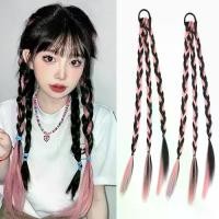 ราคา หางม้าสังเคราะห์ถักเปีย แฮนด์เมด หวานและเท่ ขายดี แฮร์พีช สีฟ้า โก๊ะ ผม ไหม ถัก ผม ไหม ไฟเบอร์ ไหม ไฟเบอร์ ถัก ผม hard wig แฮร์พีช ผมเปีย ไหมถักผม (1732264485032593953)