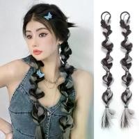 ราคา ต่อผมหางม้าสังเคราะห์ สไตล์หวาน 2 ชิ้น บิดฟอง วิกผมโคมไฟถักทนความร้อน ฟูและเป็นธรรมชาติ มีไฮไลท์ เหมาะสำหรับงานปาร์ตี้หางม้า แฮร์พีช แบบ ลอน ponytail wig (1731798505298758036)