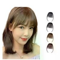 ราคา แฮร์พีช ผมม้า ซีทรูสไตล์เกาหลี ผมปลอม ผมหน้าม้า fringe hair wig (1729634320899017623)