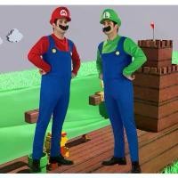 ราคา ชุดผู้ใหญ่ ชุดมาริโอ้ ชุด ชุดแฟนซี มาริโอ้ ชุดผู้ใหญ่ หลุยส์ ลุยจิ Super Mario - Luigi - Luigi Fancy Costume Fancy สินค้าแนะนำ (1732147511812981829)