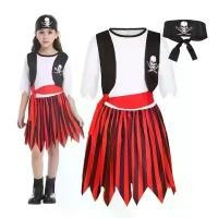 ราคา ชุดโจรสลัด โจรสลัด เด็ก สำหรับเด็กผู้หญิง ชุด ชุดแฟนซี พรอพ ฮาโลวีน Pirate Girl Costume for Kid Party Prop Fancy (1732438391658677803)