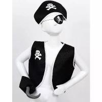 ราคา พร็อพโจรสลัด สำหรับเด็ก หมวกโจรสลัด โจรสลัด ชุดแฟนซี ของเล่นบทบาทสมมติ Pirate Fancy Costume For Kid สินค้าขายดี (1731910455762257190)