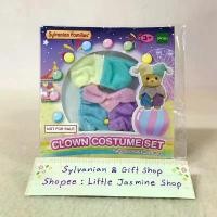 ราคา ️ Limited ชุดเสื้อผ้าตุ๊กตาพิเศษ เดรสแฟนซีตัวตลก+หมวก ซิลวาเนียน Clown Costume Set : Sylvanian ชุดตุ๊กตา บ้านตุ๊กตา (1732338191968732541)