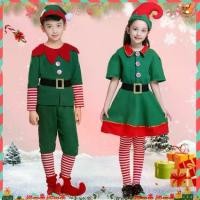 ราคา (พร้อมส่ง) ชุดเอลฟ์เด็ก ชุดคริสมาสเด็ก Elf costume chrismas costume ชุดคริสมาสเด็กชาย ชุดคริสมาสเด็กหญิง (1729710407163939275)