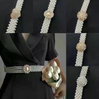 ราคา Accessories Pearl Belt Elastic Belt Pearl Jewelry Thai Costume (1732207412538016970)