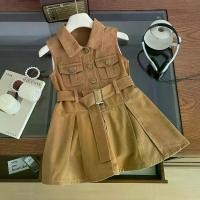 ราคา เดรสยีนส์แขนกุด แฟชั่นเด็กผู้หญิง สไตล์เกาหลี คอลเลคชั่นฤดูร้อน 2024 มาใหม่ คอปก เสื้อกั๊กรัดเอว เหมาะสำหรับเด็กผู้หญิงและทารก ชุด แม้ว ชุดวันเด็กแห่งชาติ เด็กผู้หญิงข่าว birth (1731748429720488061)