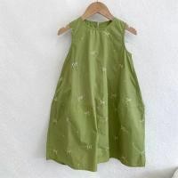 ราคา ชุดฤดูร้อนสำหรับเด็กผู้หญิง, เสื้อกั๊กแขนกุดเด็กใหม่, ชุดเดรสยาว, ชุดเสื้อยืดสีเขียว, ชุดเดรสมีสไตล์, สำหรับเด็กผู้หญิง, เสื้อผ้าเด็ก กระโปรง อาชีวะ birthday dress girl (1732313630011917795)