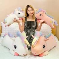 ราคา ตุ๊กตา ตุ๊กตายูนิคอร์น 60/80/100cm ตุ๊กตายูนิคอร์นตัวใหญ่ ตุ๊กตายูนิคอร์นยักษ์ ตุ๊กตาม้า หมอนข้างตุ๊กตา ขนนุ่ม น่ารัก น่ากอด ของขวัญเด็ก Creative Plush Toys Large Lying Unicorn (1731390373264198524)