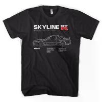 ราคา ราคาต่ำสุด!!Moerstore Godzilla R32 Gtr Men T-Shirt Cars R34 Gtr Skyline Import Jdm Nissan Japan Plus Size Clic Sportwear Father'S Day Birthday Cool Gift S-3XL ผ้าฝ้าย ผ้าไหม ผ้าสำลี Clothing (17301778
