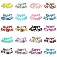 ราคา ลูกโป่งชุดตัวอักษร Happy Birthday ขนาด 16 นิ้ว 13 ตัว (1730616051066964757)