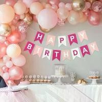 ราคา ส่งจากไทย ธงกระดาษ ธงสามเหลี่ยม ป้ายแบนเนอร์ ฉากหลังวันเกิด Happy Birthday ตกแต่งปาร์ตี้ ฉากจัดปาร์ตี้ ราวธง ธงประดับ (1731245279914067372)