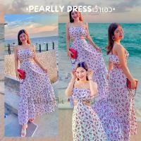 ราคา FashionHitPearlly Dressเว้าเอว[พร้อมส่ง]เดรสสายเดี่ยวไข่มุกเว้าเอวลายดอกกุหลาบ มีสายผูกเอวดูเอวSมาก สินค้าแนะนำ (1731761729645348748)
