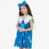 ราคา [COD] [Tiktok]KIDDYNIA Ducky Dress Blue ชุดเดรสลายเป็ดน้อย สีน้ำเงินสดใส (1732377524610893397)
