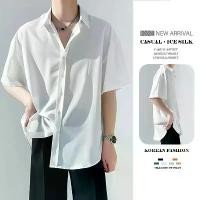 ราคา เสื้อยืดผ้าไหมน้ำแข็ง, แฟชั่นสไตล์เกาหลี, เสื้อเชิ้ตแขนสั้นผู้ชาย, เสื้อเชิ้ตผู้ชาย, เสื้อเชิ้ตผู้ชาย, เสื้อเชิ้ตผู้ชาย, เสื้อเชิ้ตผู้ชาย, OOTD สไตล์ผู้ชาย, Unisex, Silk เสื้อเชิ (1730813816365352966)