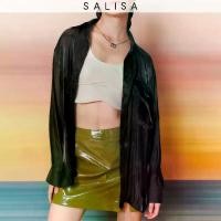 ราคา SALISA - SILK SHIRT Black (1729884586188049127)