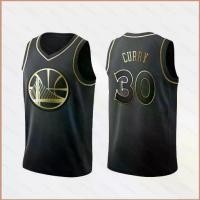 ราคา เสื้อบาสเก็ตบอล NBA Warriors Golden State, Hq2, Curry 30 เสื้อยืดลายย้อนยุค, สีดำและสีทอง, เสื้อกั๊กกีฬา, รุ่นที่ระลึกของเมือง, Q สบาย (1731541905751376969)