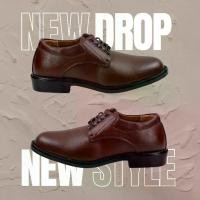 ราคา Certified productsรองเท้าหนังผู้ชายแบบผูกเชือกสีน้ำตาล หนัง PU (1732268996346415059)