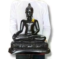 ราคา Certified productsพระสิงห์1 พุทธสิหิงค์ พระพุทธรูปศิลปะเชียงแสน หน้าตัก9นิ้ว องค์ใหญ่มาก งานเรซิ่นสีนิลดำ (1732247996553724952)