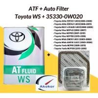ราคา (100% Original) Toyota ATF WS Auto Transmission oil (4L) TOYOTA WISH VIOS ALTIS CAMRY ALPHARD INNOVA PRIUS HILUX FORTUNER 08886-02305 น้ำมันเกียร์ (1731684165105977176)