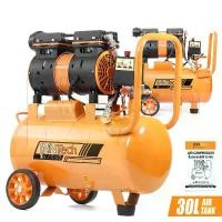 ราคา InnTech ปั้มลมออยล์ฟรี ปั้มลม 30 ลิตร 850W (ถังเต็ม) ปั๊มลม ปั๊มลมออยล์ฟรี OIL FREE ปั้มลมไฟฟ้า ถังลม ปั๊มลมไม่ใช้น้ำมัน ปั๊มลมเร็ว แรง เสียงเงียบ Air Compressor 30L รุ่น FAC-30L สีส้ม (17317419077255