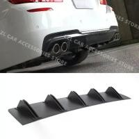 ราคา ครีบฉลามหลัง, สไตล์ครีบ, สปอยเลอร์ Diffuser ริมฝีปากกันชนโค้ง, สากลสำหรับ BMW F30 F31 F80, Honda Civic, Mazda, Toyota และ VW 5 Fins, คอลเลกชันประตูท้าย, 2 ชิ้น (1732289399202743502)