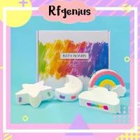 ราคา [พร้อมส่ง] (สินค้าพร้อมส่งจากไทย) colorful rainbow bath bomb (G0054) (1731651357534291848)