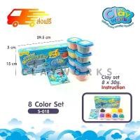 ราคา ชุดดิน 8 สี 30กรัม : 8 Color Set Clayworks ดินเบา ดินปั้น ตุ๊กตาดินปั้น ดินเชื้อน้ำ ดินน้ำมัน DIY Clay Set (1732414819300050729)