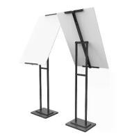 ราคา sunfaymall-----ขาตั้งป้ายโฆษณา ขาตั้งฟิวเจอร์บอร์ด ฟิวเจอร์บอร์ดbunting stand ขาตั้งวาดรูป ขาตั้งรูปภาพ สีดำ Matte ใช้ได้ทุกที่ (1730773888712870294)