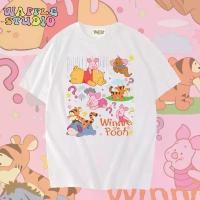 ราคา [ ส่งฟรี ] WS0464 เสื้อยืดโอเวอร์ไซส์ เสื้อยืดเกาหลี ผ้าคอตตอน 100% เสื้อยืด หมีพูห์ วินนี่เดอะพูห์ WAFFLE STUDIO แนะนำ (1731849436817098536)