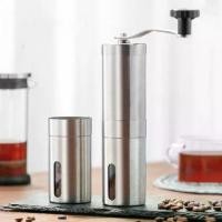 ราคา เครื่องบดกาแฟมือหมุนเครื่องบดเมล็ดกาแฟ ที่บดกาแฟมือหมุน ที่บดกาแฟสแตนเลสขนาดพกพา Stainless Steel Hand Coffee Grinder Hand grinder coffee maker (1731265064654177764)