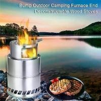 ราคา TODOV- Camp Fire Stove Wood Gas Survival Stoveเตาชีวมวล เตาสนามเดินป่า สแตนเลส พกพาสะดวกเตาสนามเตาถ่าน เตาเดินป่า สำหรับ 4-6 คน (1729819640376560428)