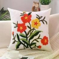 ราคา ปลอกหมอนอิงปักลาย, DIY, 45x45mm, ปลอกหมอนอิงโยนดอกทิวลิป, ปลอกหมอนดอกไม้รัก, ปลอกหมอนอิงโซฟา (1730512535283796541)