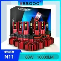 ราคา พร้อมส่งจากไทย Novsight NEWEST N11 LED Car Headlight 9005(HB3) 9006(HB4) H1 H3 H4 H7 H11 LED Headlight Bulb Kit Fog Light High/Low Beam 6000K 60W 10000LM Plug&Play Ready Stock 2 (1732491197292774775)