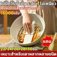 ราคา Free bamboo shovel, marble pan 22/24/26/28/30cm, pan, marble coated pan, non-stick pan, pan for frying and stir-frying, deep pan (1732026427154007080)