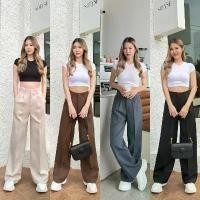 ราคา รุ่น Basic cookie กางเกงขากระบอก เอวสูง ทรงสวย งานซิปตะขอหน้า ผ้างานคุณภาพ ใส่ได้ทุกโอกาส สินค้ามาใหม่ประจำเดือนนี้ ผู้หญิง ผ้าฝ้าย และ ลินิน (1732427524498097796)