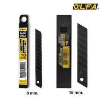 ราคา 【ของแท้ 100%】 ใบมีดคัตเตอร์ สีดำ OLFA ของแท้ คมมาก!! Cutter Blade เล็ก ASBB-10 (9 มม.),ใหญ่ LBB-10 หลอด10ใบ [S24] (1731855554550662164)