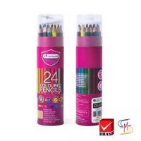 ราคา COD. Master Art มาสเตอร์อาร์ต สีไม้ ดินสอสีไม้แท่งยาว 24 สี บรรจุกระบอก (1 กระบอก) (1732220747868047009)