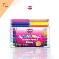 ราคา สีไม้ ดินสอสีไม้ สีไม้ School Pack 12สี 144 แท่ง รุ่น School pack / 1 กล่อง (1732415462853281581)