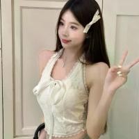 ราคา เสื้อชั้นใน คอเชือกแขวนคอ ผูกลูกไม้และกุทัณฑ์ เสื้อ สียีนส์ binder เสื้อ กราม เสื้อ คอปาด jnnfashion (1731735050270508976)